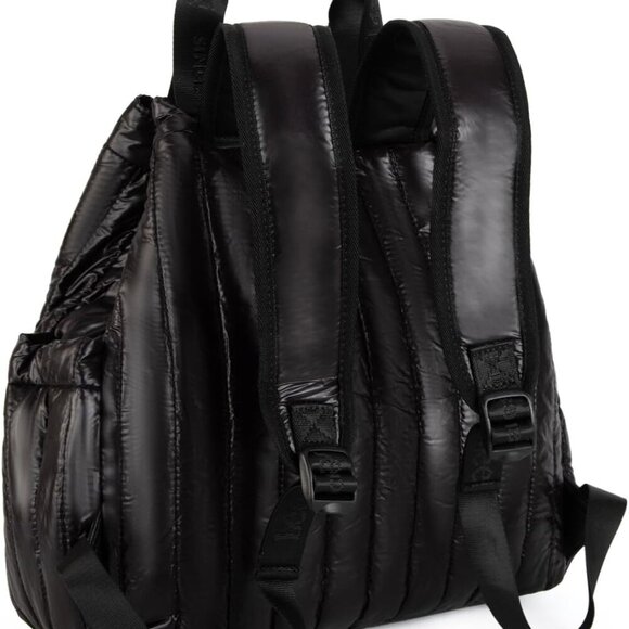 Women’s Quilted Puffer Backpack Waterproof Casual Daypack Travel Fashion - Picture 4 of 7